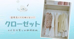 湿度90%でも怖くない！クローゼットのカビ臭対策＆収納掃除術