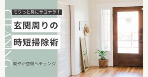 玄関の“モワッと臭”にサヨナラ！6月から始める時短・脱臭掃除術で爽やか空間へ