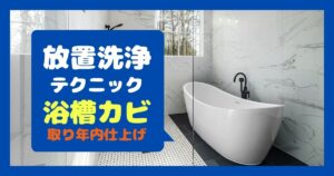 浴室のカビ取りは年内に！1回で変わる“放置洗浄テクニック”